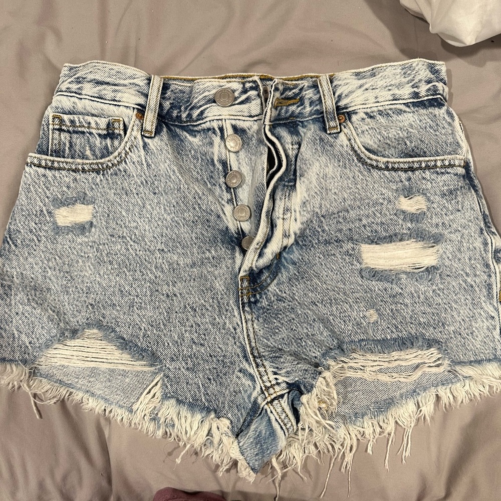 Pacsun Vintage High Rise Jean Shorts 27 barely worn
